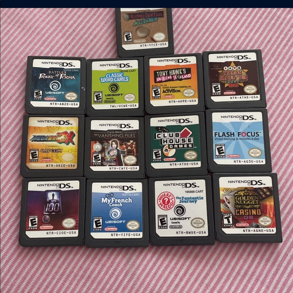 Assorted Nintendo DS games